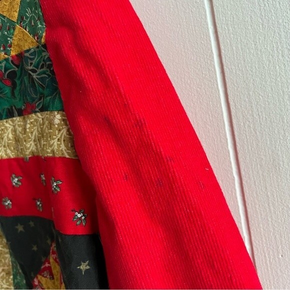 Vintage Calico Collectibles patchwork Christmas jacket - Picture 3 of 11